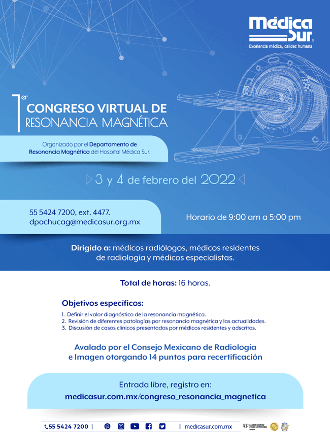 1er. Congreso Virtual de Resonancia Magntica